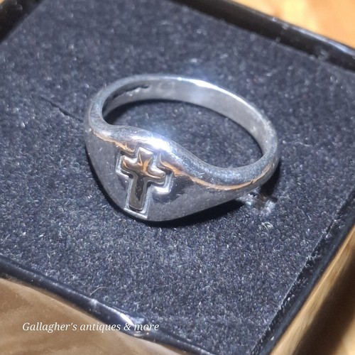 Anello croce james avery - james,