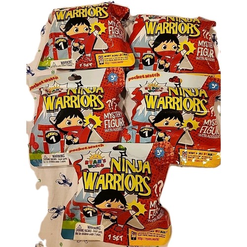 Ryan world ninja warriors - 5x,