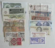 Lotto composto da 15 banconote