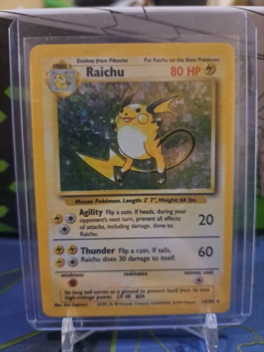 Pokemon tcg raichu holo - raichu, raro
