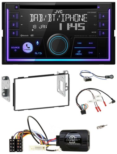 Jvc volante usb 2din - 2din, dab