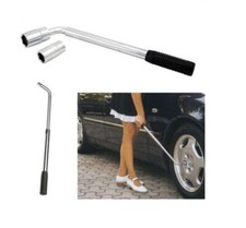 Chiave Telescopica Ruote Auto Svita Bulloni Gomme Doppia Bussola mm 17 19 21 23