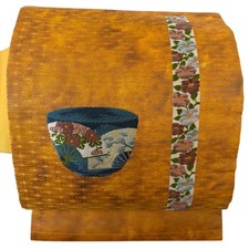 Nagoya Obi seta giallo