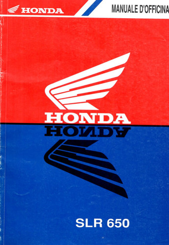 Manuale officina honda slr - manuale, 650