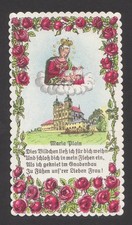 Maria Plain - Antico quadro di pellegrinaggio immagine devozionale immagine sacra D068