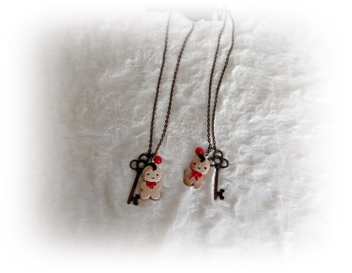 Collana con inserto fimo - con,
