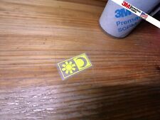 Adesivi con logo Valentino Rossi VR giorno notte decalcomania al fluoro vinil...