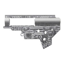 GUSCIO GEARBOX ASG  SOFTAIR M4 MP5 G3 CM16 EON V2 - SILVER GATE EON-GB2-S