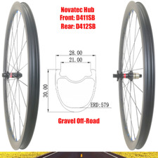 Set ruote bicicletta 700C in fibra di carbonio per bici da strada ghiaia fuoristrada HG XD XDR 24H