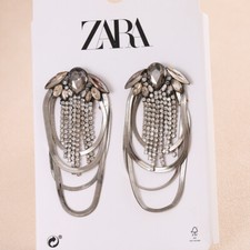 Orecchini donna Zara grigio