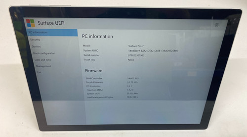 Microsoft surface pro - 7, 12"