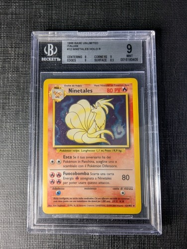 Beckett bgs ninetales set - 9,