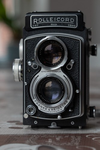 Rolleicord con xenar - v,