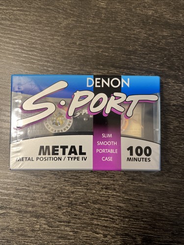 Denon sport cassetta metallo - denon,