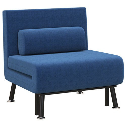 Homcom poltrona letto - poltrona, 3