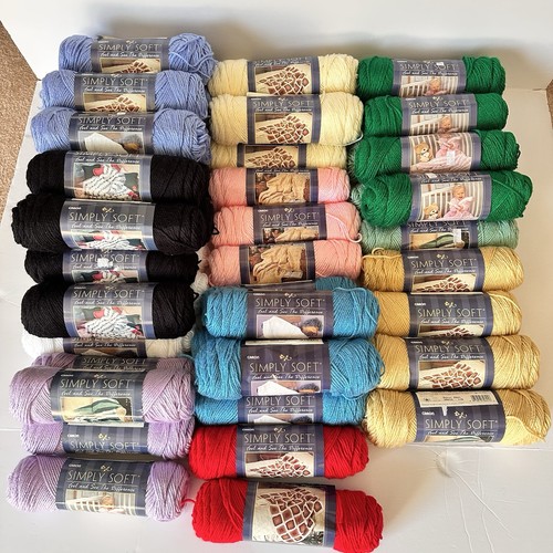 Caron simply soft yarn lot - soft,