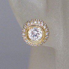 Ohrstecker Solitär mit