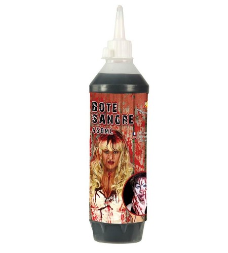 Bottiglia sangue finto - , per