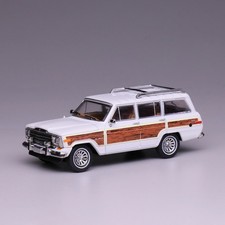 Modellino 596 scala 1/64 Jeep Guand Wagoneer bianco pressofuso modellino auto giocattolo regalo