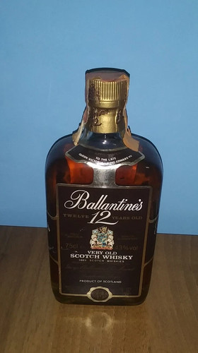 Ballantines twelve years - twelve, 12
