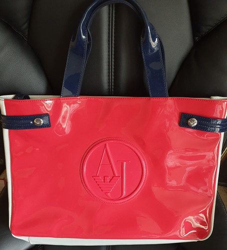Armani jeans patent - patent, bag