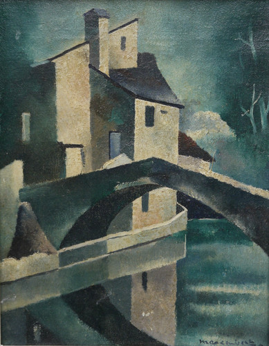 Quadro cubista olio - olio, tela
