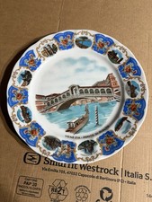 Piatto souvenir in porcellana