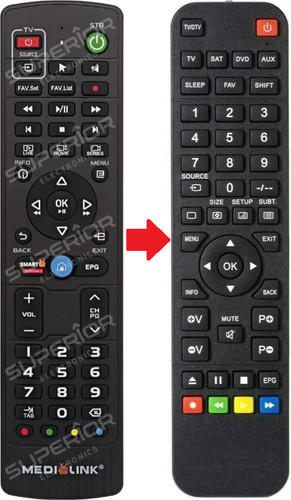 Telecomando ricambio per - telecomando,