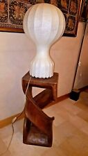 FLOS GATTO  TABLE LAMP WITH WOOD ART WORK SUPPORT 
