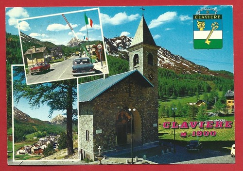 Cartolina italia claviere - vg,