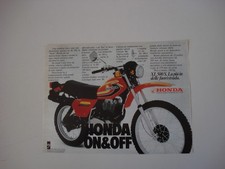 advertising Pubblicità 1979 MOTO HONDA XL 500 S