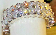 Anello fascia oro bianco