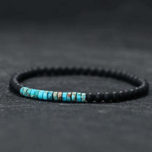 Bracciale perline minimalista - bracciale,