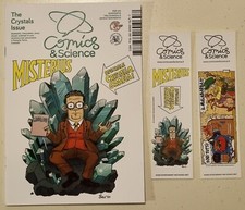 COMICS & SCIENCE THE CRYSTALS ISSUE by LEO ORTOLANI MISTERIUS 2021 +2 SEGNALIBRI