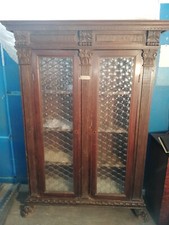 Antica vetrinetta in legno