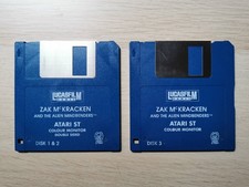 Zak McKracken ATARI ST 1988 Lucasfilm Floppy 3.5" Originali Edizione UK