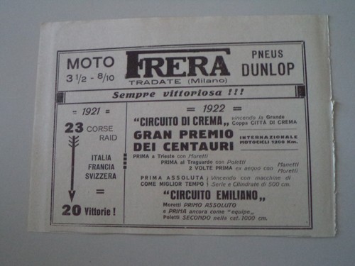 Advertising pubblicità 1922 - pubblicità,