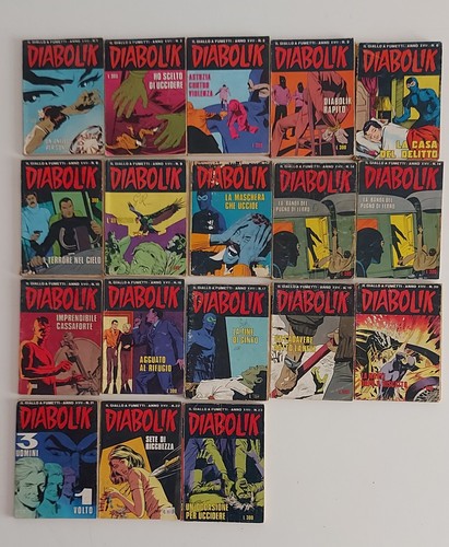 Diabolik lotto fumetti - lotto,