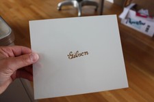 Logo stencil anteguerra Gibson J35, L00, L1 per chitarra anni 30 - 1942