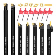 21 Pezzi Utensili Tornio per