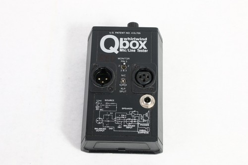 Whirlwind qbox mic - qbox, line