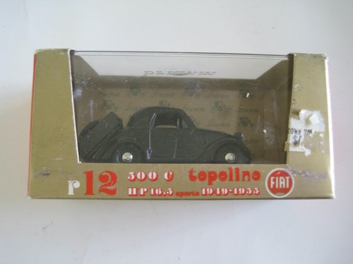 Brumm 500c topolino fiat black - topolino,