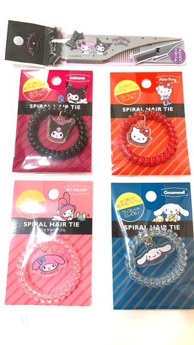 Sanrio japan scrunchie set - set, 4
