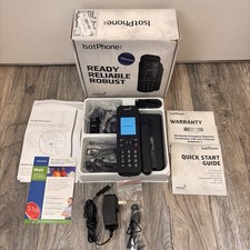 Telefono satellitare Inmarsat IsatPhone 2 con scatola e accessori, OTTIMO!