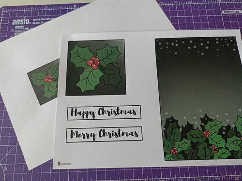 Strato decoupage card topper - strato,