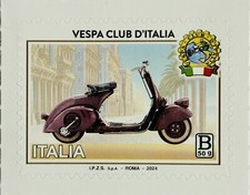 Italia 2024 francobollo Vespa