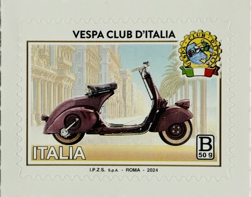Italia 2024 francobollo - , vespa