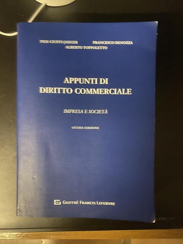 Appunti diritto commerciale - appunti,