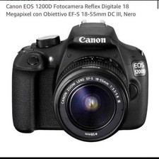Canon EOS 1200D con obiettivo
