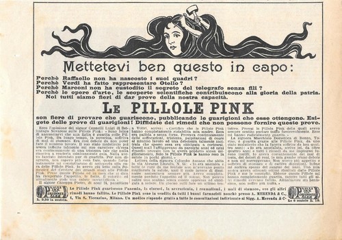 Pillole pink advertising - pillole,